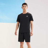 361°361运动套装男春秋跑步运动服舒适透气短袖短裤套装