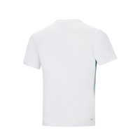 李宁（LI-NING）新款羽毛球服套装男女款运动短袖短裤专业比赛上衣速干团购款印制 25年新款 标准白TV061-2 XL