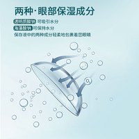 WAVEWAVE硅水凝胶隐形眼镜日抛5片30片透明保湿水润透氧近视 硅水凝胶日抛5片/盒【直径14.1】 550度