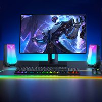 钛度Q2蓝牙音响台式RGB灯家用桌面小音箱游戏笔记本重低音炮