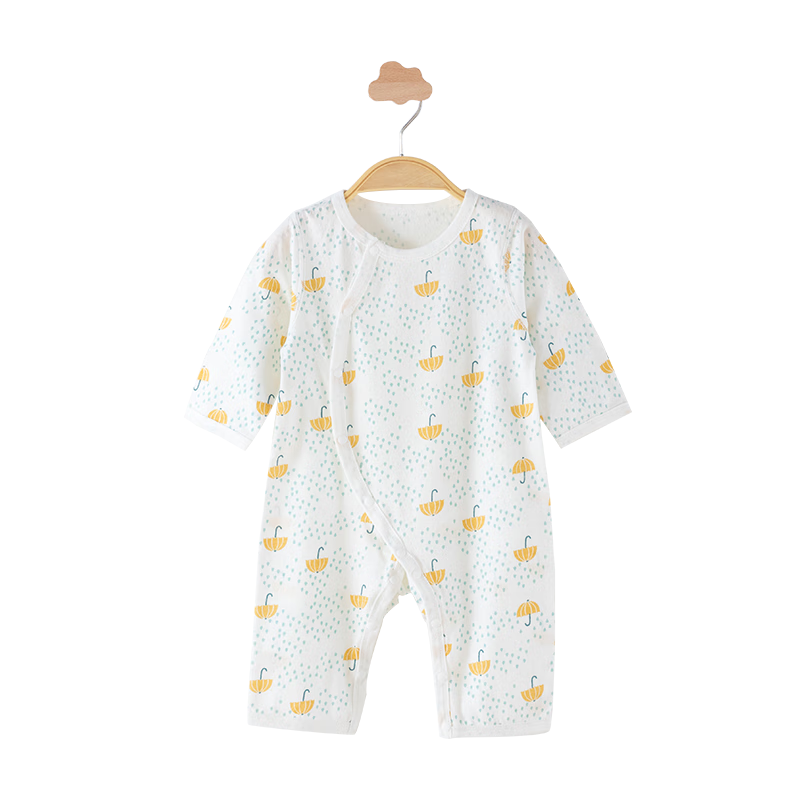 俏贝熊婴儿连体衣夏季薄款新生儿空调服宝宝哈衣纯棉内衣家居服夏天衣服