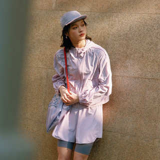 艾莱依（ERAL）原纱防晒短裤2025女夏季休闲凉感薄款侧边开叉高腰阔腿五分裤 天青蓝 S 155