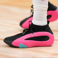 缀樱哈登8代HardenVol.8黑白鸳鸯男子休闲缓震耐磨实战篮球鞋 黑粉【内置真爆Boost】 42