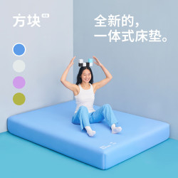 蓝盒子 方块记忆棉独立弹簧床垫透气贴合席梦思线下同款1.8x2米软硬适中