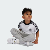 Adidas阿迪达斯童装25年春夏男女小童运动短袖圆领T恤 JE0517