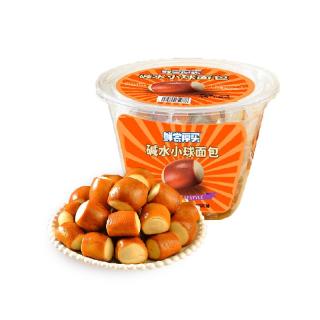 88VIP：鲜尝厚买 盒马同款碱水面包小球500g独立包装休闲零食代早餐营养面包蛋糕点
