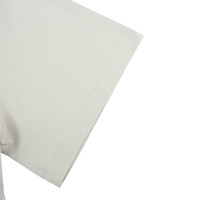 sdeer圣迪奥时尚圆领字母印花宽松短袖T恤S25280130 浅灰/57 XL/175