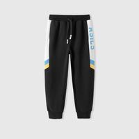  ASICS/亚瑟士 侧面印花 儿童长裤  001黑色 120cm