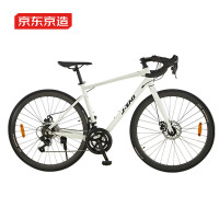 值选：京东京造 公路自行车破风RX1公路车成人学生14速米白色（身高160-180）
