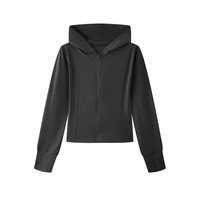 【凉肤防晒】三福防晒衣女款2025夏季修身连帽防晒服轻薄外套 S