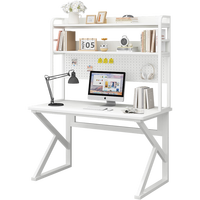 雅美乐电竞桌电脑桌带收纳洞洞板台式家用桌腿加固书桌书架一体学习桌