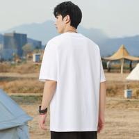 夏季纯棉t恤男短袖舒适百搭男式t恤短袖宽松短袖t恤男运动T恤