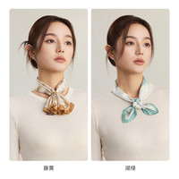 上海故事2025春夏真丝桑蚕丝小方巾百搭丝巾款礼盒