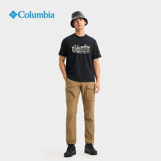 Columbia哥伦比亚户外男子拒水透气舒适运动休闲裤机织长裤AE5988 257 28(165/66A)