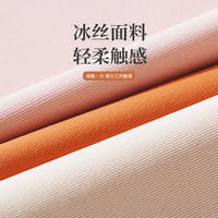 浪莎无痕内裤女士冰丝性感春夏薄款透气一片式中腰女式女生短裤ZW 【蕾丝款-纯棉裆】肤色2粉色1 165/90/L