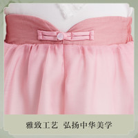 笛莎童装女童裤子夏季大童女孩儿童优雅亲肤国风花苞短裤 收藏加购