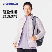 迪卡侬 男式山地徒步摇粒绒保暖夹克MH100灰色 4094324 3XL