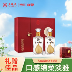 五粮液 永不分梨 五粮液股份 40度 375mL*2瓶 礼盒装