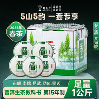 书呆子 [2025春茶新茶秒杀价]书呆子云南茶叶普洱茶生茶春晓饼茶礼盒装