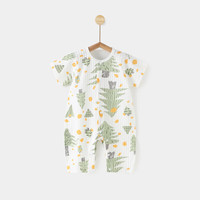 瑄妮薇婴儿连体衣宝宝短袖哈衣新生儿衣服夏装空调网眼透气男女童爬服千 小树【短袖长裤】 80cm