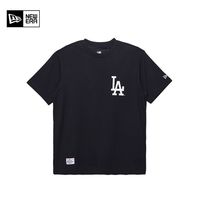 NewEra 纽亦华运动短袖夏季MLB腰果花圆领T恤男女NY/LA印花