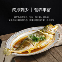 海名威 宁德三去大黄鱼 对半厚切黄花鱼 净重700g/2片厚切半片鱼