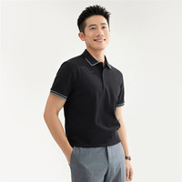 佐丹奴短袖Polo衫男黑科技凉感抗菌撞色边翻领上衣男01015390 S 16 卡其
