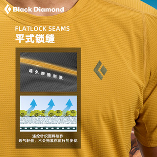 BlackDiamond黑钻bd户外运动速干吸汗t恤男款短袖跑步上衣752006