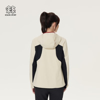 【25蛇年】可隆 KOLON SPORT女士棉服夹克2L防泼水防风透湿外套 LKPJ5SN122-BI 白桦色 S 160/84A