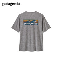 巴塔哥尼亚（Patagonia）男士户外排汗C1速干短袖T恤Cap Cool Daily Graphic Shirt 45355 BLAF M