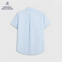 Brooks Brothers/布克兄弟男士春夏纯棉刺绣短袖休闲衬衫
