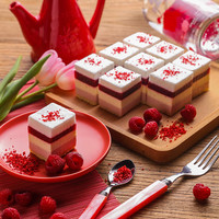 每实 MES 树莓夏朵慕斯蛋糕 1磅 冷藏