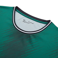 安德玛（Under Armour）男女同款 2025年速干运动训练短袖球衣t恤25500507 25500507-305 XL 身高178-182/体重160-180