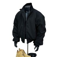 飞行夹克外套男款春季美式高街cleanfit廓形冲锋短款教练棒球服潮 黑色 【常规款】 XL