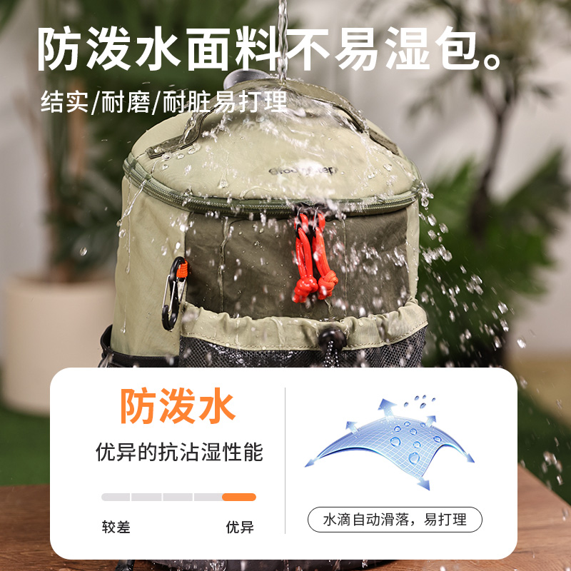 花间公主悦步轻便户外徒步登山双肩包旅行出游背包休闲小书包