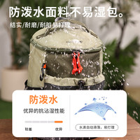 花间公主悦步轻便户外徒步登山双肩包旅行出游背包休闲小书包 雾霾蓝 15天