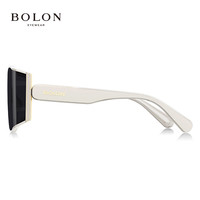 暴龙（BOLON）眼镜优雅修颜大框曲面屏太阳镜开车防紫外墨镜女潮 BX5005A91 A91-紫灰色(非偏光)