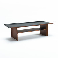 依诺维绅 INNOVATIONLIVING Innovation 依诺维绅 奥利曲线茶几 1.3x0.5x0.38m 胡桃木色