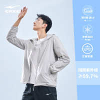 鸿星尔克 泡泡冰3.0防晒衣男UPF100+冰丝外套