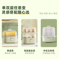小熊蒸蛋器煮蛋器2025自动断电煮蛋家用小型蒸锅煮蛋机