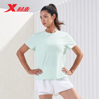 XTEP/特步 冰丝弹力 女士运动短袖