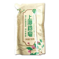 上海药皂 佩兰硫磺液体香皂 500g