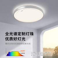 松下 Panasonic HHXS5101米家智控全光谱吸顶灯 银色框 48w
