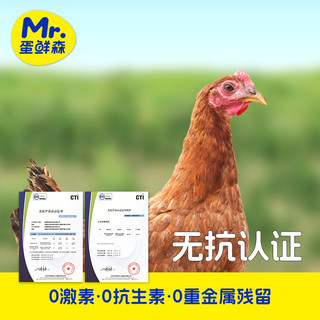 【直播专享】蛋鲜森金奖无抗童子鸡3只装净膛新鲜现杀清蒸白切鸡