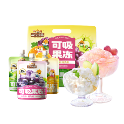三只松鼠 可吸果冻 混合味 710g