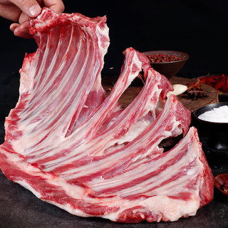 江博尔 有机新疆羊肉3斤羊排原整切羊肋排生鲜食材年货礼盒源头直发 新疆源头直发 羊排3斤礼盒装