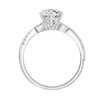 EVERMOND18K金人工培育钻石一克拉求婚戒指人造钻戒送女友老婆 IGI/1克拉/D/VVS2/3EX/N