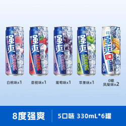 锐澳 强爽 330ml*6罐 低度果酒