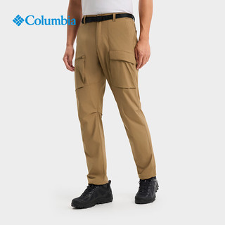 Columbia哥伦比亚户外男子拒水透气舒适运动休闲裤机织长裤AE5988 257 28(165/66A)