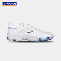 威克多VICTOR 羽毛球鞋 透气耐磨入门级U2.5楦全面类羽球鞋A362 A362 AF 通款亮白/深宝蓝 37.5